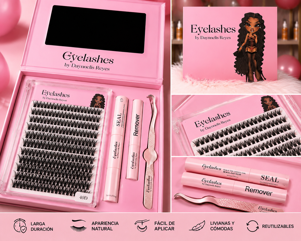 False Eyelashes, reutilizable