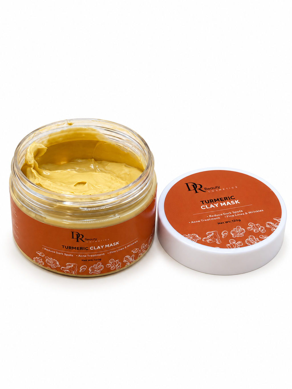 Productos facial de cúrcuma de 8 piezas