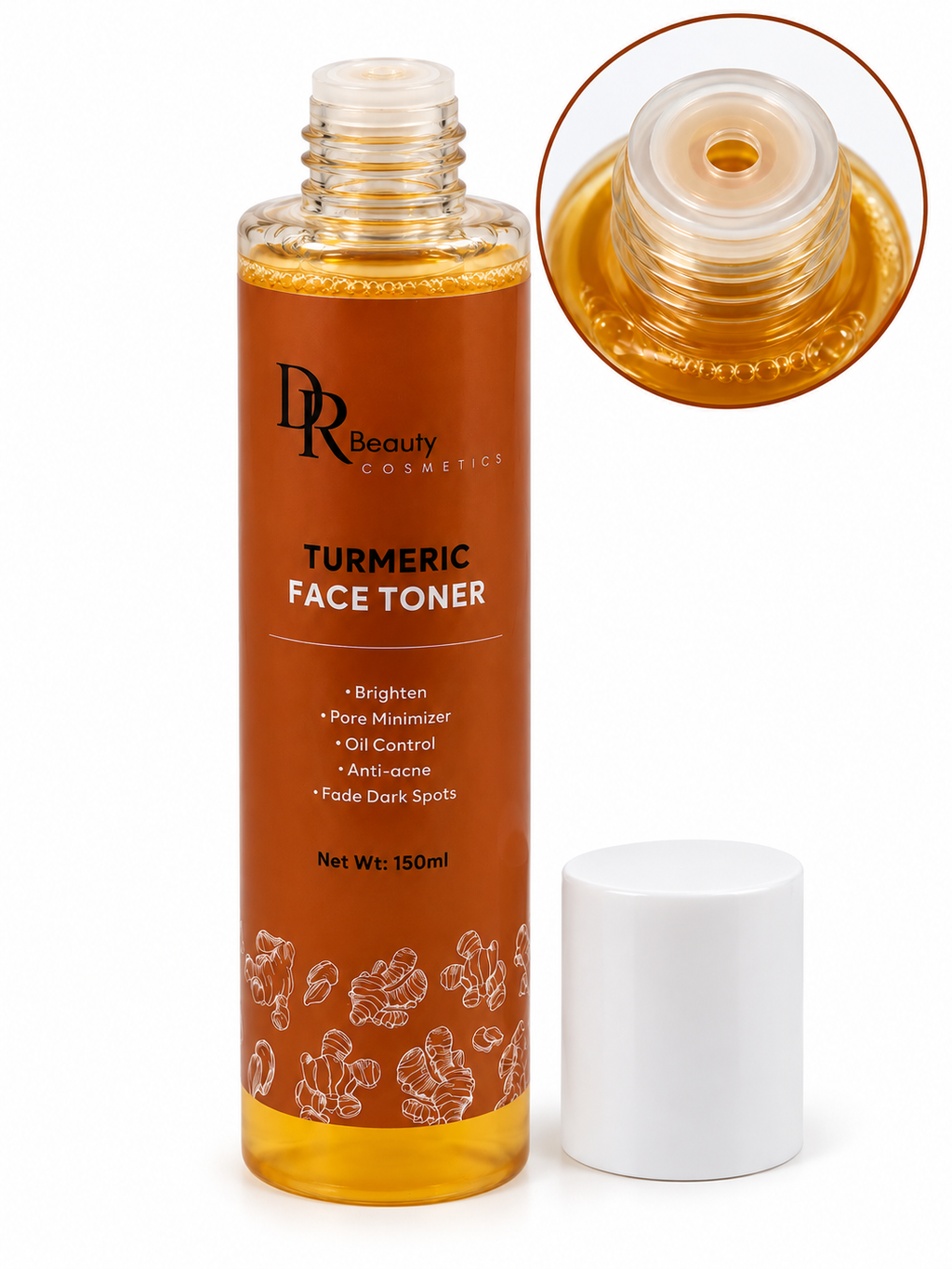 Productos facial de cúrcuma de 8 piezas